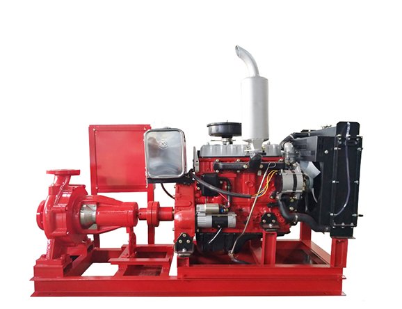 Diesel Engine Pump End Suction Pump with Control Panel for Fire Pump