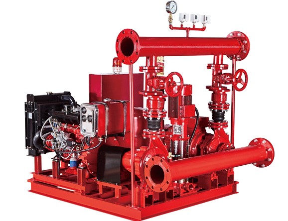 Fire Pump Set with Electric Diesel and Jockey Pump